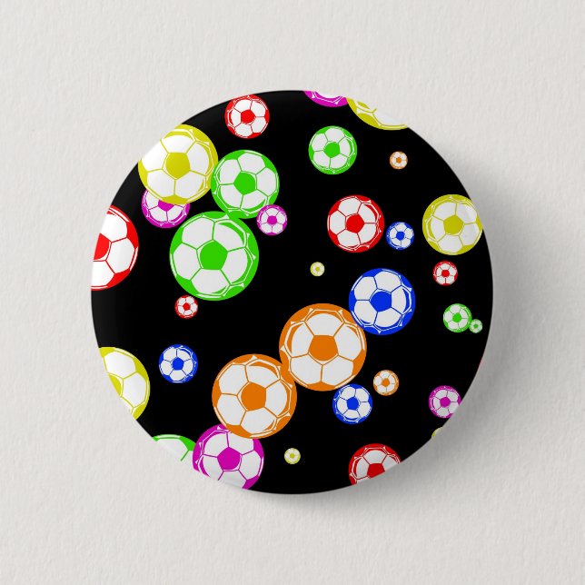 Soccer Wallpaper 6 Cm Round Badge (Front)