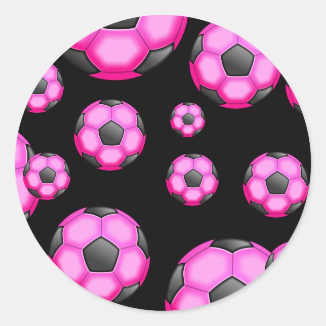 Soccer Wallpaper Classic Round Sticker (Front)