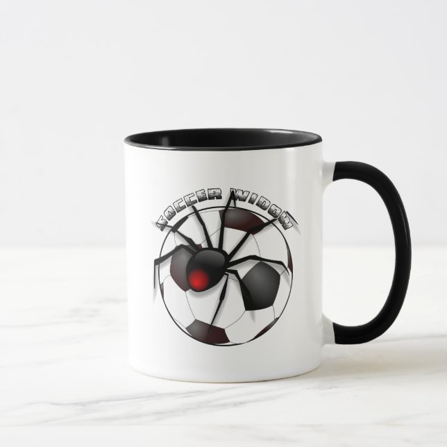 Soccer Widow with Text Mug (Right)