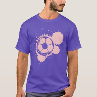 Soccer Women Girls Sports Cute Pastel vintage frie T-Shirt