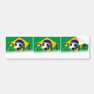 Soccer World Championship 2014 Bumper Sticker