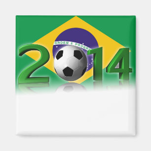 Soccer World Championship 2014 Magnet