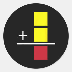 Soccer Yellow Red Card Referee Funny Sports Lovers Classic Round Sticker