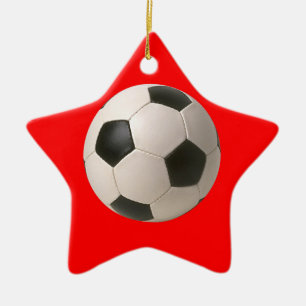 Soccerball Ceramic Ornament