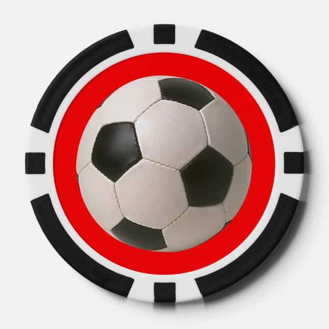 Soccerball Poker Chips (Front)