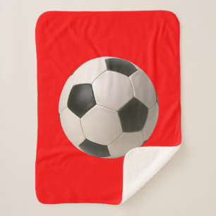 Soccerball Sherpa Blanket