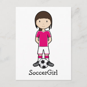 SoccerGirl Postcard