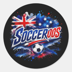 Socceroos - Australian national team nickname Classic Round Sticker