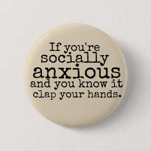 Social Anxiety Disclaimer Pin