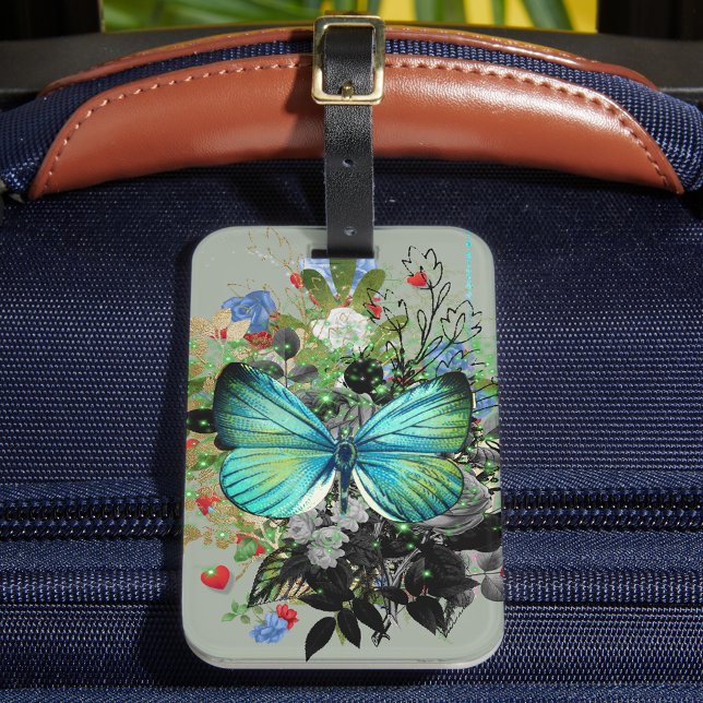 Social Butterfly  Luggage Tag (Creator Uploaded)