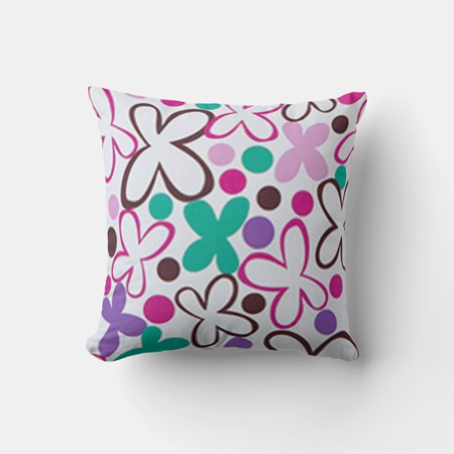 Social Butterfly Pillow (Front)