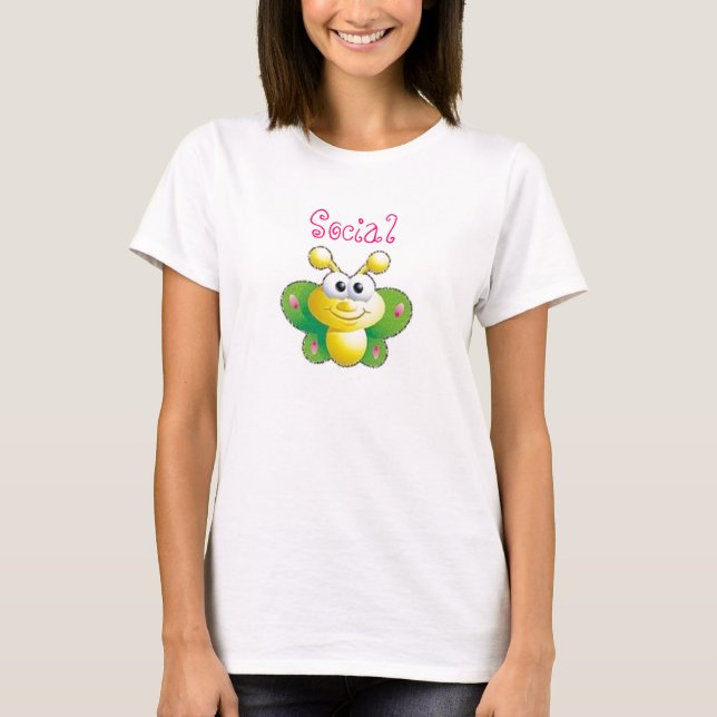 Social Butterfly T-Shirt (Front)