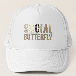 Social Butterfly Trucker Hat