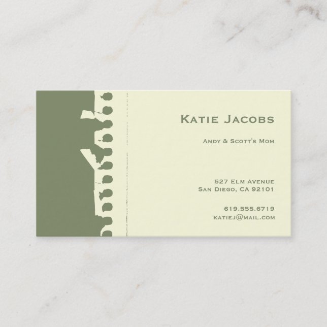 Social Calling Cards (Front)