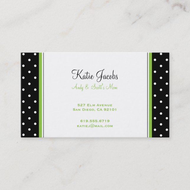 Social Calling Cards (Front)