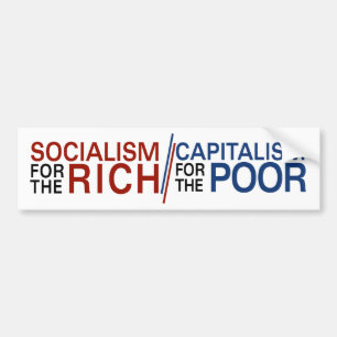 Social Capital Bailout Bumper Sticker