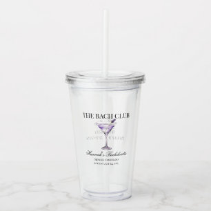 Social Club Lavender Cocktail The Bach Girls Trip Acrylic Tumbler