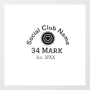 Social club name add team player name date year ma