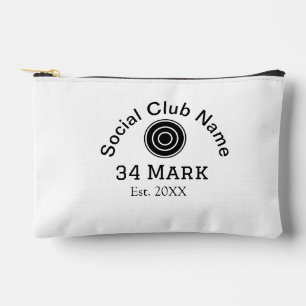Social club name add team player name date year ma accessory pouch