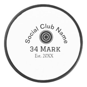 Social club name add team player name date year ma hockey puck