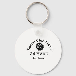 Social club name add team player name date year ma key ring