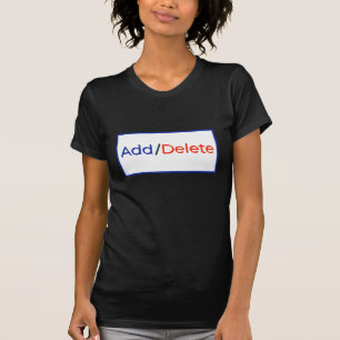 Social cyber typography funny cute design T-Shirt
