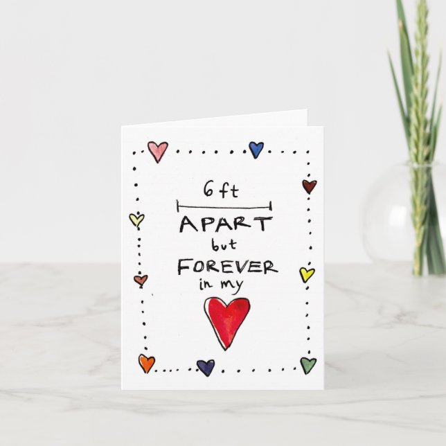 Social Distance Card | Thinking of You Card (Front)