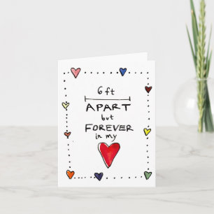 Social Distance Card Thinking of You Card
