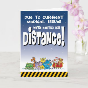 Social Distance Christmas Card