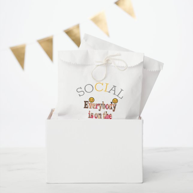 Social Distance Latest COVID19 Inspirational ideas Favour Bag (Party)
