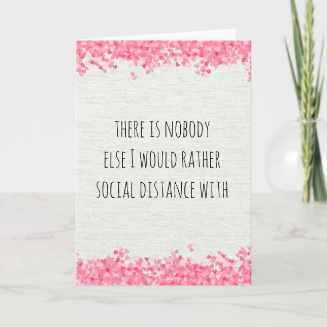 Social Distance Miss Thinking of You Card (Front)