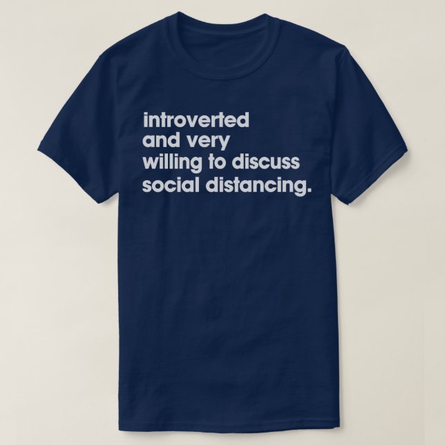 social distancing 1 T-Shirt (Design Front)