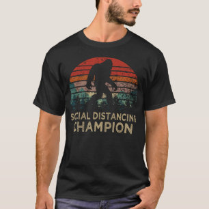 Social Distancing Champion bigfoot T-Shirt