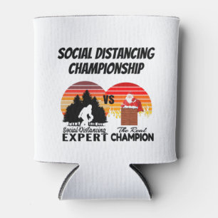 Social Distancing Championship - Yeti Santa Claus Can Cooler