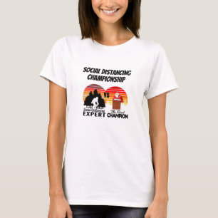 Social Distancing Championship - Yeti T-Shirt
