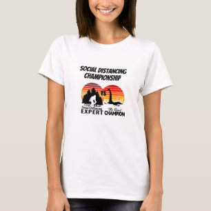 Social Distancing Championship - Yeti Vs Nessi T-Shirt