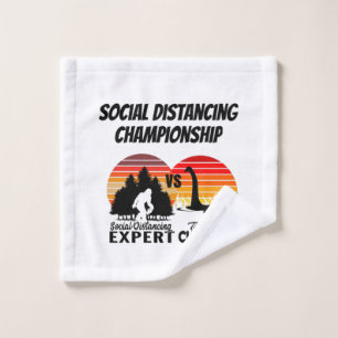 Social Distancing Championship - Yeti Vs Nessie Wash Cloth
