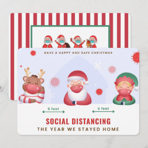 Social Distancing Christmas Card