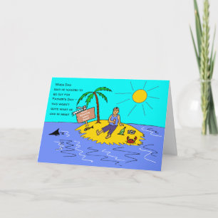 Social Distancing Funny Father's Day Card