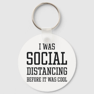 Social Distancing Key Ring