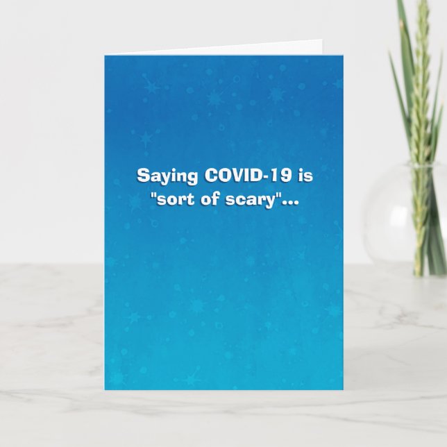 Social Distancing & Missing You Card (Front)