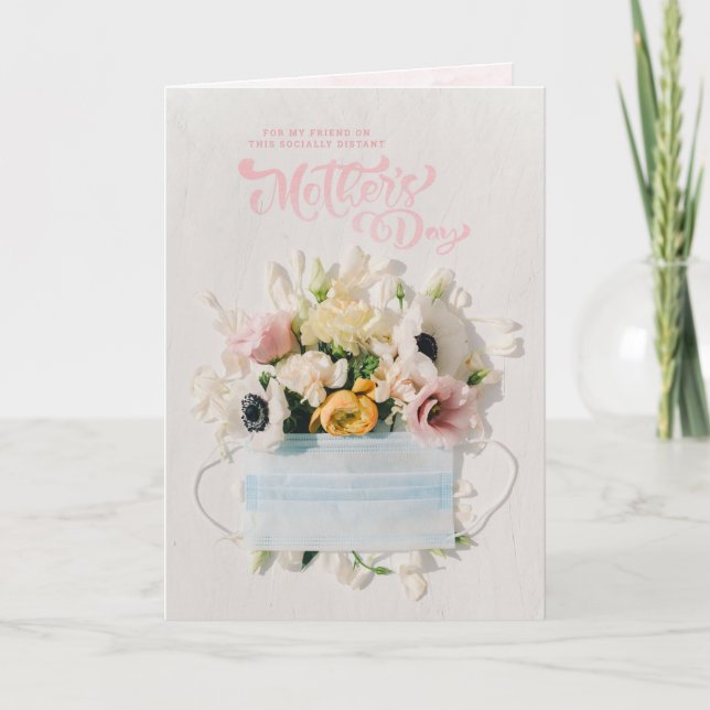 Social Distancing Mother's Day Bouquet \ Friend Card (Front)
