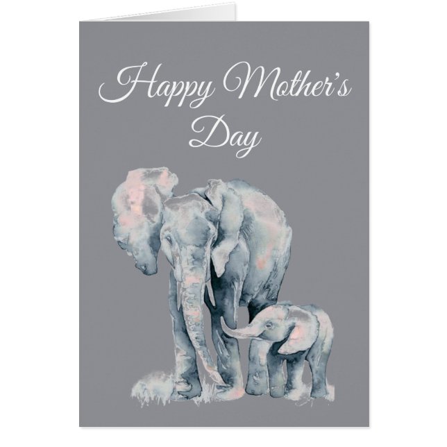 Social Distancing Mother's Day Love Elephants (Front)