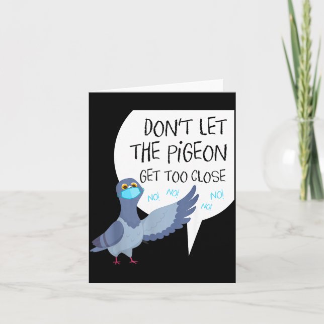 Social Distancing Parody Don't Let The Geon Get To Card (Front)