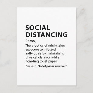 Social Distancing Postcard