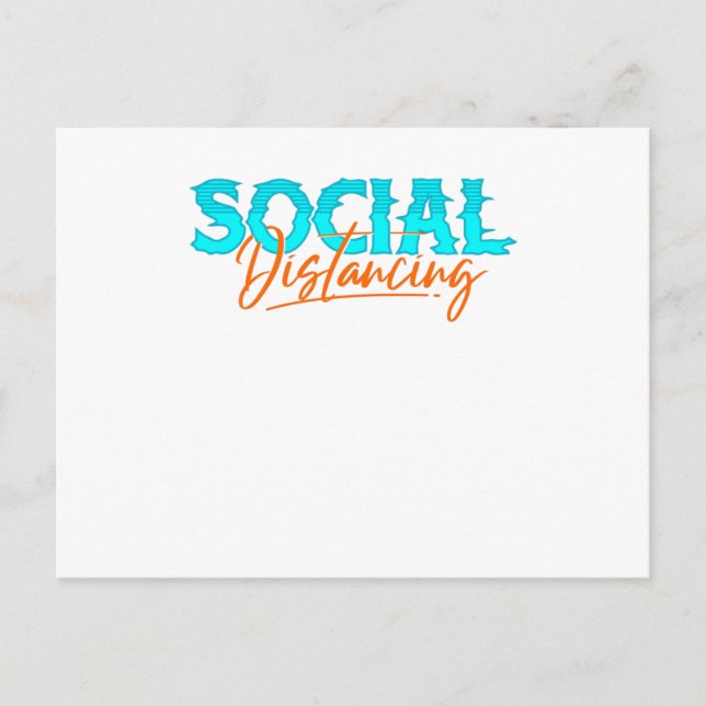 Social Distancing Postcard (Front)