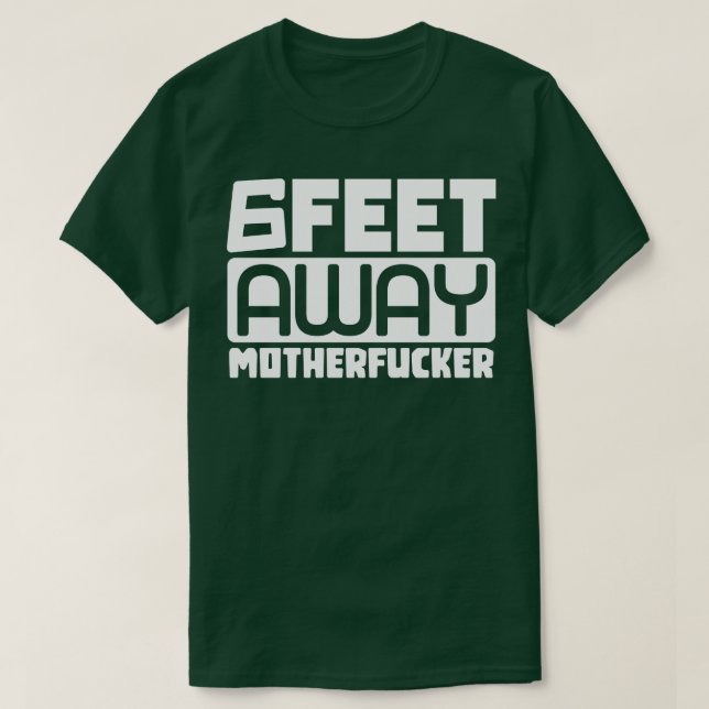 Social Distancing Recommendation T-Shirt (Design Front)