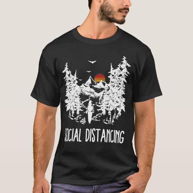 Social Distancing Shirt Camping Hiking Outdoors (Front)