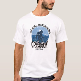 Social Distancing World Champion Since 1984 - cryp T-Shirt