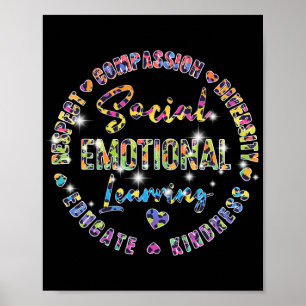 Social Emotional Learning Heart Counsellor Teacher Poster